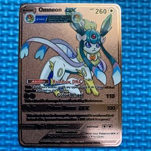 Omneon GX Rose Gold Finish Custom Metal Card